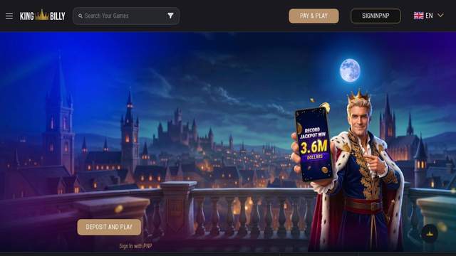 King Billy Casino casino screenshot